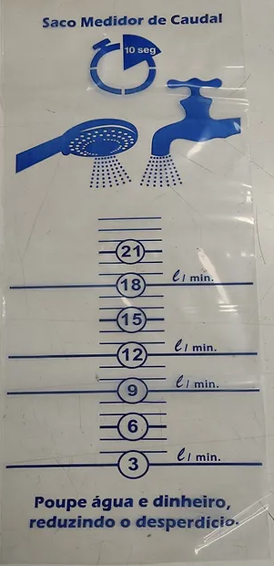 Flow measuring bag